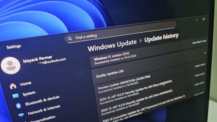تغییر نام آپدیت ویندوز 11 و حذف تاریخ (YYYY-MM)